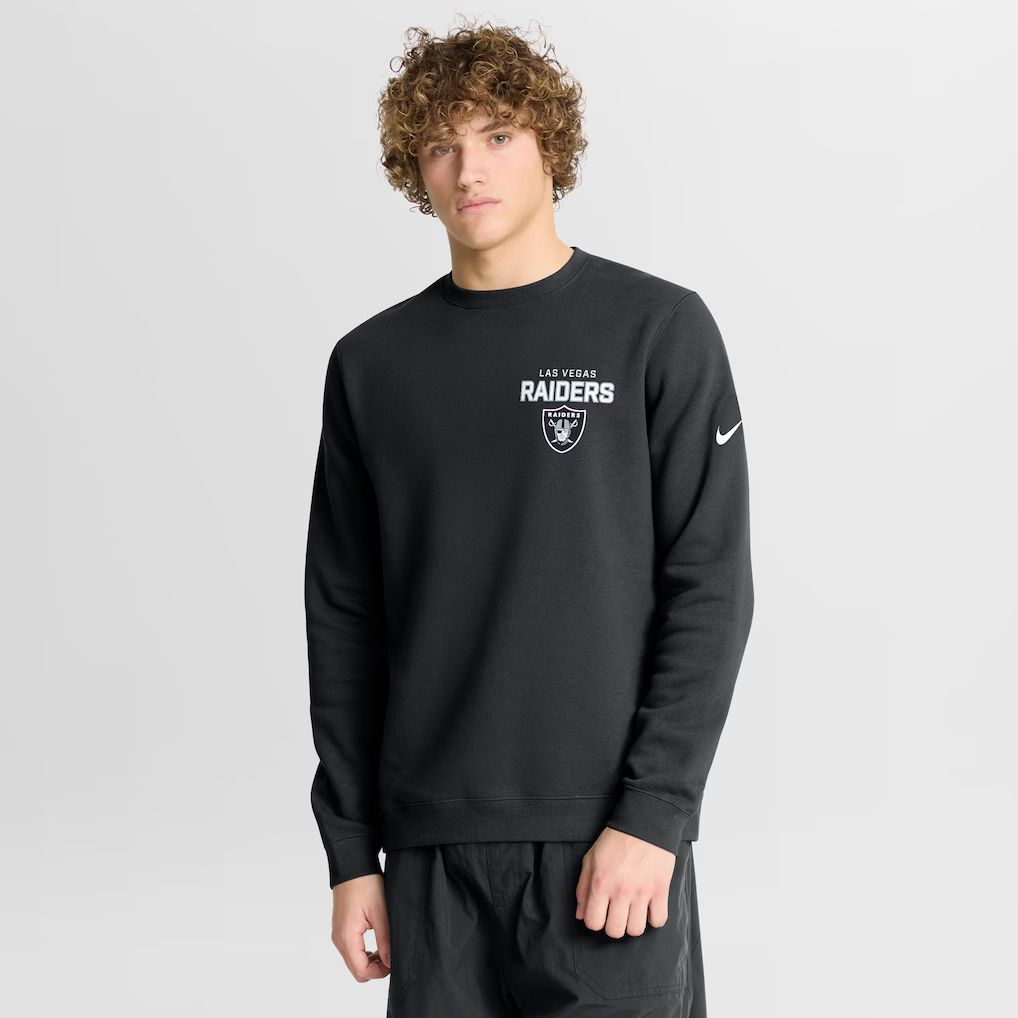 2026 NFL Oakland Raiders round-neck sweatshirt 02->carolina panthers->NFL Jersey